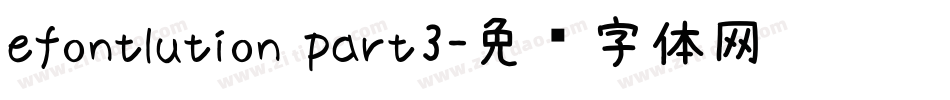 efontlution part3字体转换